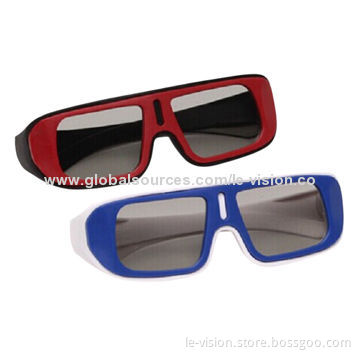 Children's Passive Polarized 3D Movie Glasses